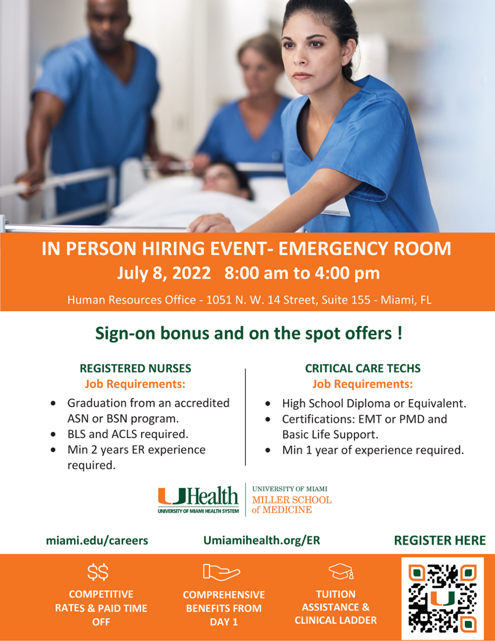 ER Emergency Room In-Person Hiring Event