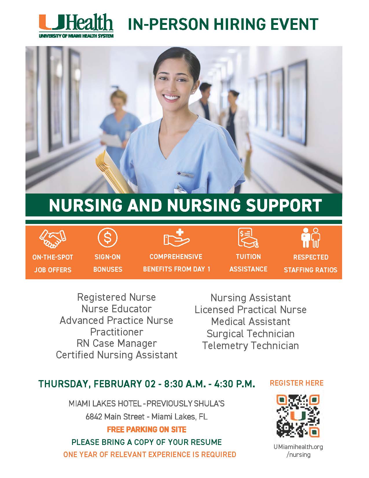 nursing and nursing support hiring event 02.02