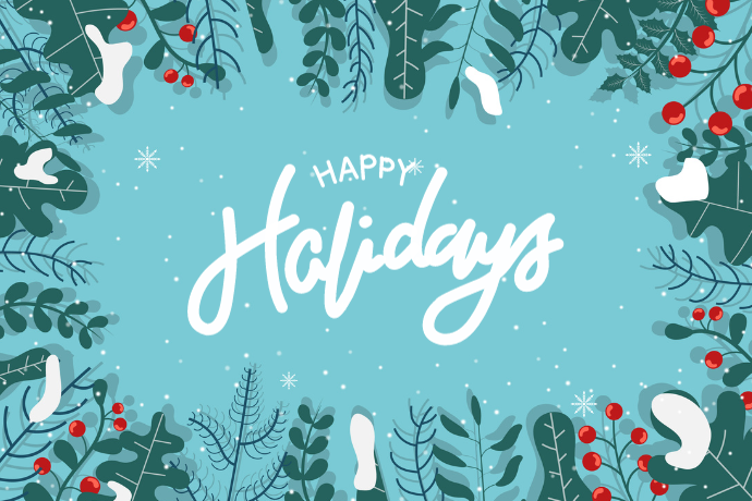 Happy Holidays Mobile Banner