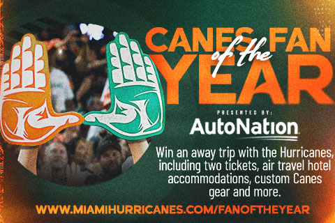 Canes Fan of the Year Mobile Banner